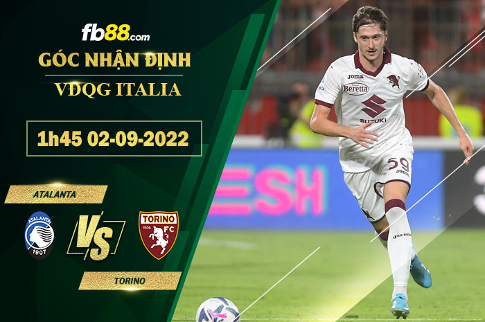 Fb88 soi kèo trận đấu Atalanta vs Torino