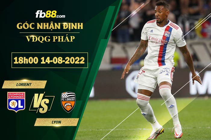 Fb88 soi kèo trận đấu Lorient vs Lyon