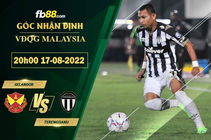 Soi kèo Selangor vs Terengganu 20h00 ngày 17/8/2022