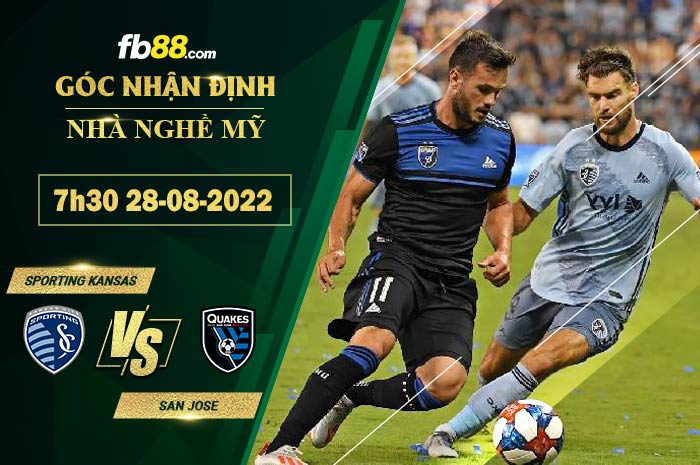 Soi kèo Sporting Kansas vs San Jose 7h30 ngày 28/8/2022