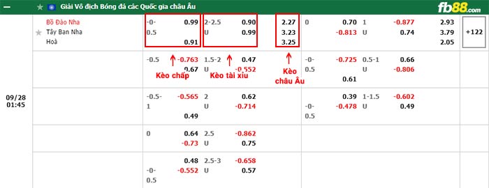 fb88-bảng kèo trận đấu Bo Dao Nha vs Tay Ban Nha