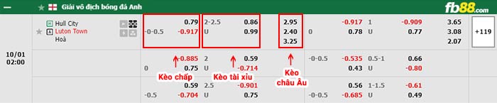 fb88-bảng kèo trận đấu Hull City vs Luton Town