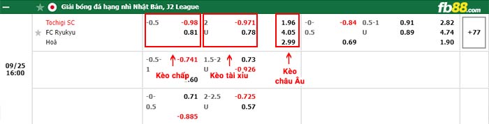 fb88-bảng kèo trận đấu Tochigi vs Ryukyu