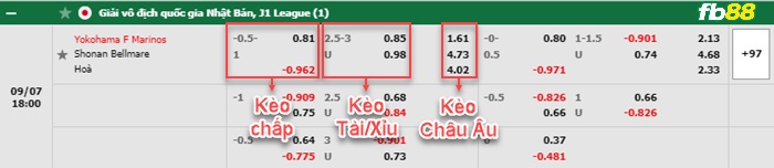 Fb88 bảng kèo trận đấu Yokohama F Marinos vs Shonan Bellmare