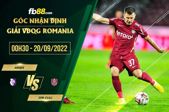 Soi kèo Arges vs Cluj 0h30 ngày 20/9/2022