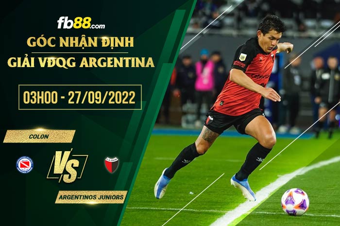 fb88-soi kèo Colon vs Argentinos Juniors