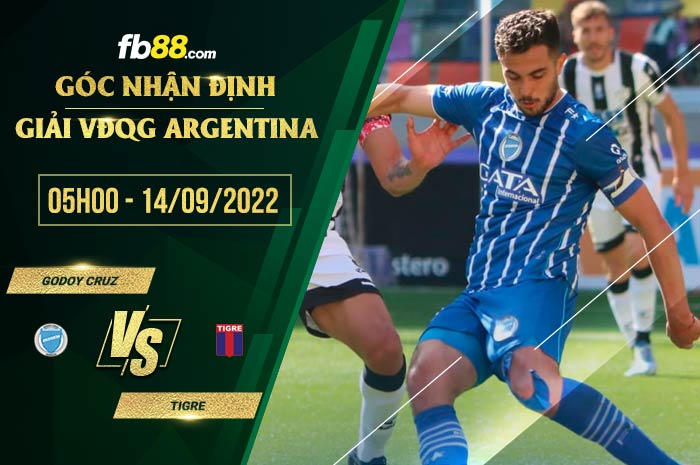 Soi kèo Godoy Cruz vs Tigre, 5h00 ngày 14/9/2022