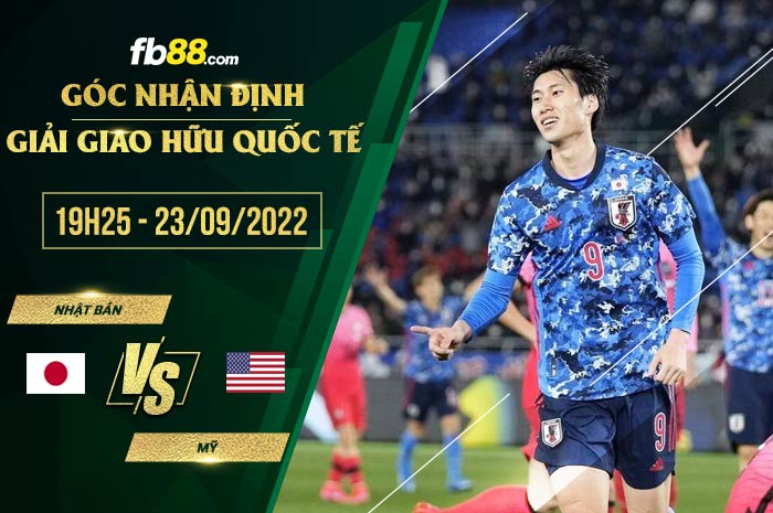 Soi kèo Nhật Bản vs Mỹ, 19h25 ngày 23/9/2022