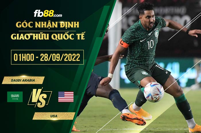 fb88-soi kèo Saudi Arabia vs USA