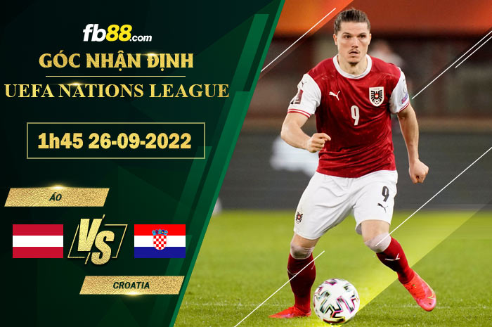 Fb88 soi kèo trận đấu Áo vs Croatia