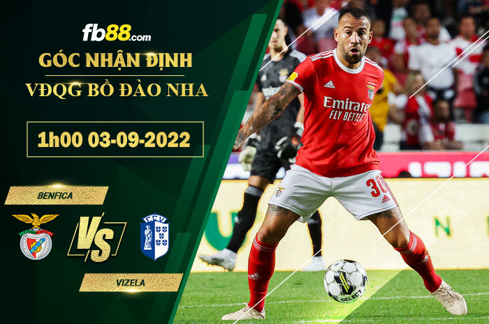 Fb88 soi kèo trận đấu Benfica vs Vizela