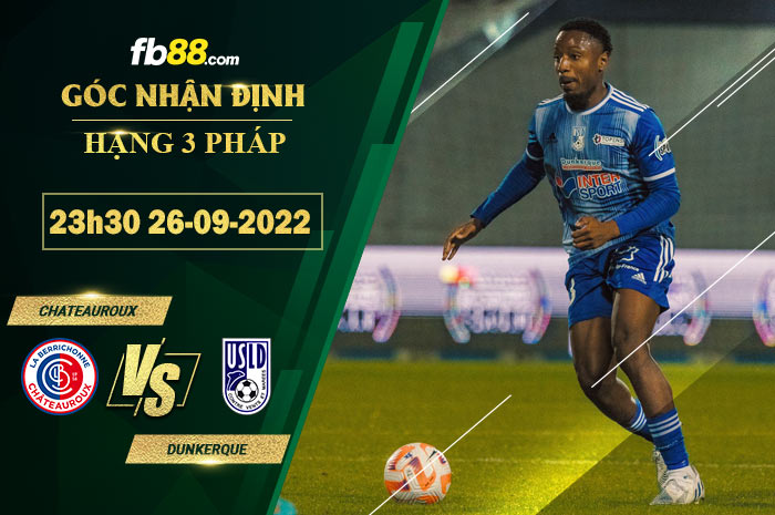 Fb88 bảng kèo trận đấu Chateauroux vs Dunkerque