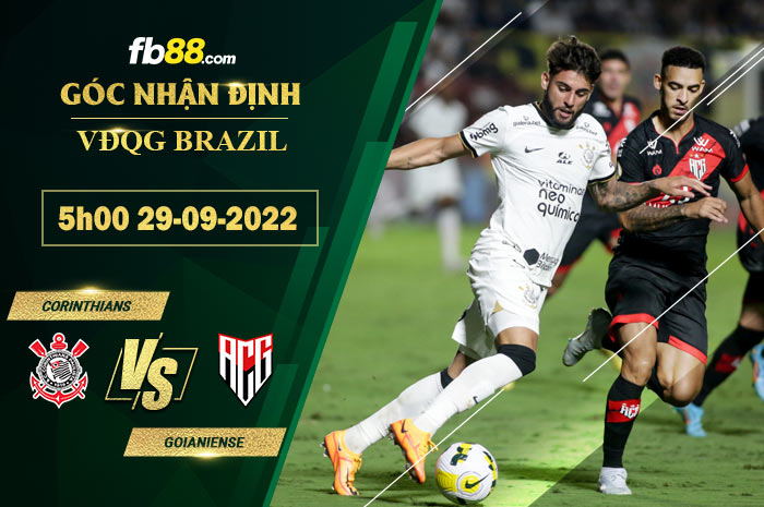 Fb88 soi kèo trận đấu Corinthians vs Goianiense