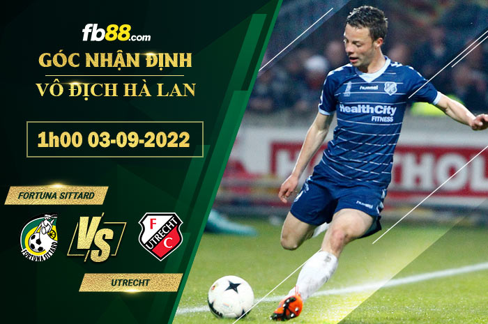 Fb88 soi kèo trận đấu Fortuna Sittard vs Utrecht