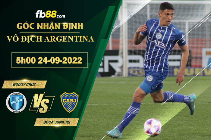 Fb88 soi kèo trận đấu Godoy Cruz vs Boca Juniors