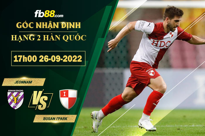 Fb88 soi kèo trận đấu Jeonnam vs Busan I'Park