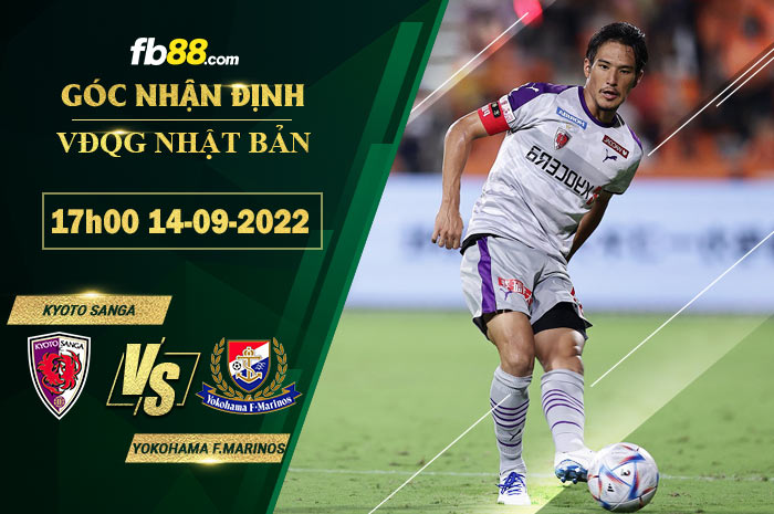 Soi kèo Kyoto Sanga vs Yokohama F Marinos 17h00 ngày 14/9/2022