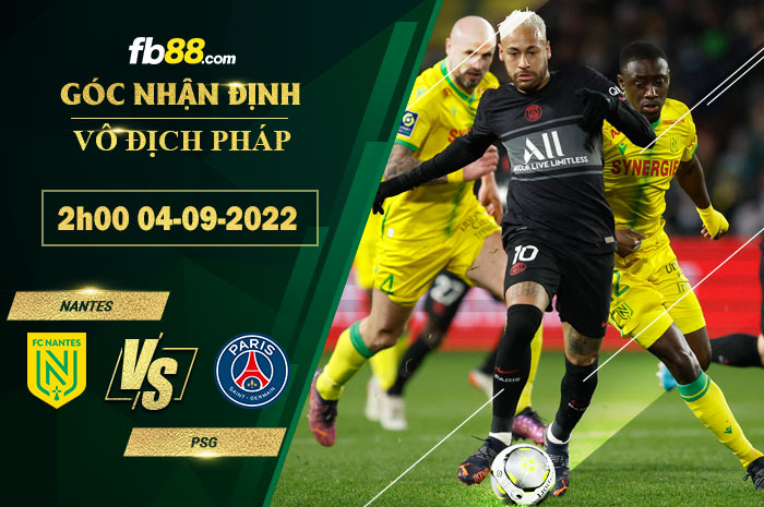 Fb88 soi kèo trận đấu Nantes vs PSG