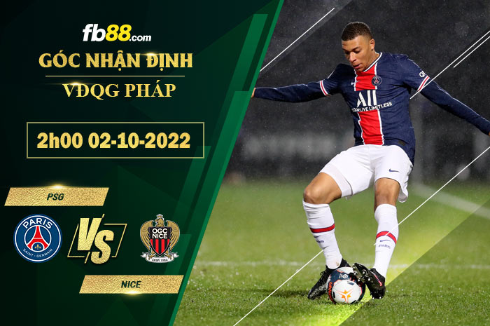 Fb88 soi kèo trận đấu PSG vs Nice