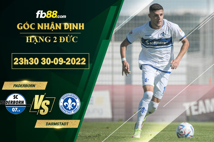 Fb88 bảng kèo trận đấu Paderborn vs Darmstadt