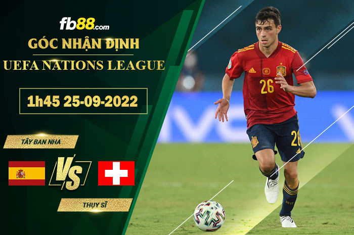 Soi kèo Tây Ban Nha vs Thụy Sĩ, 1h45 ngày 25/9/2022