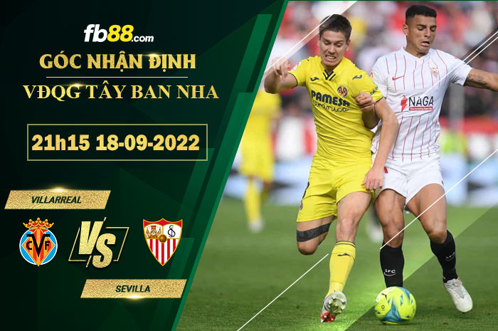 Fb88 soi kèo trận đấu Villarreal vs Sevilla