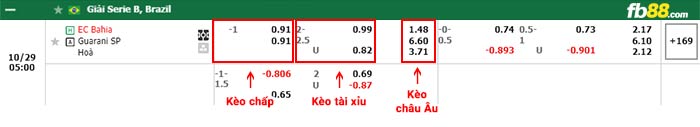 fb88-bảng kèo trận đấu Bahia vs Guarani