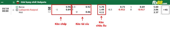 fb88-bảng kèo trận đấu Beroe vs Ludogorets