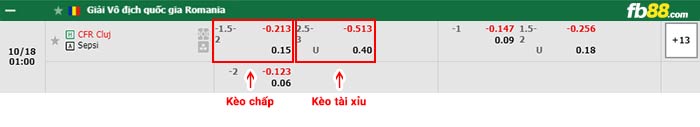 fb88-bảng kèo trận đấu CFR Cluj vs Sepsi OSK