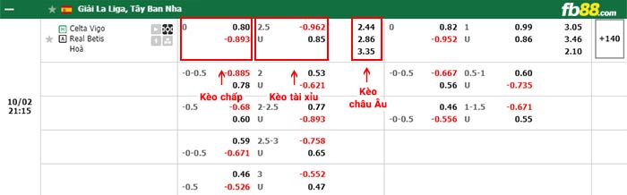 fb88-bảng kèo trận đấu Celta Vigo vs Real Betis