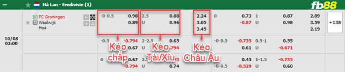 Fb88 bảng kèo trận đấu Groningen vs Waalwijk