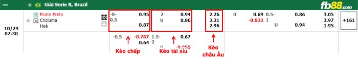 fb88-bảng kèo trận đấu Ponte Preta vs Criciuma