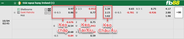 Fb88 bảng kèo trận đấu Shelbourne vs St. Patrick's