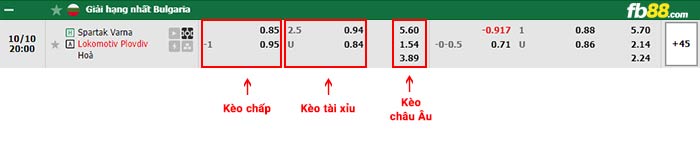 fb88-bảng kèo trận đấu Spartak Varna vs Lokomotiv Plovdiv