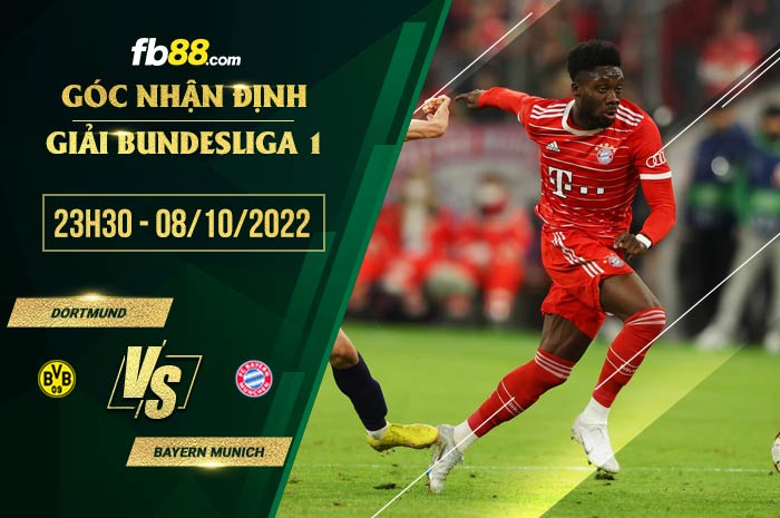 Soi kèo Dortmund vs Bayern Munich, 23h30 ngày 8/10/2022