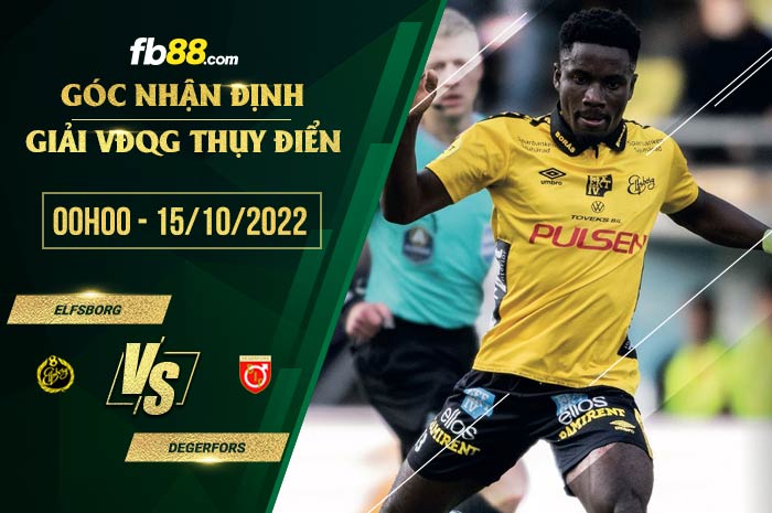 Soi kèo Elfsborg vs Degerfors, 0h00 ngày 15/10/2022