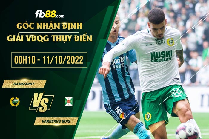 Soi kèo Hammarby vs Varbergs BoIS, 0h10 ngày 11/10/2022