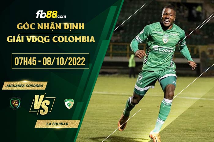 fb88-chi tiết kèo trận đấu Jaguares Cordoba vs La Equidad