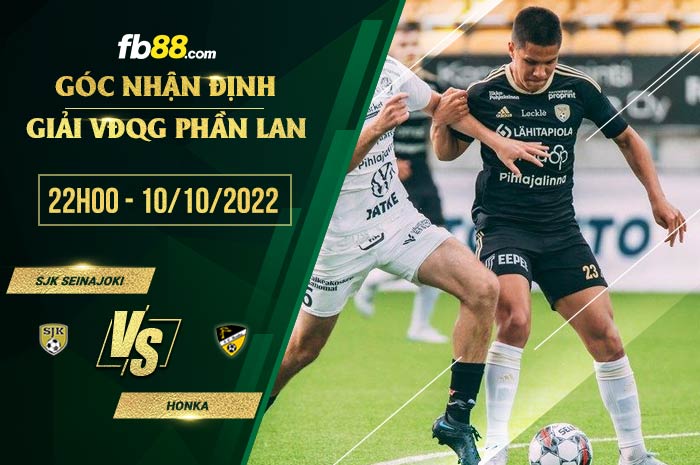 Soi kèo Seinajoki vs Honka, 22h00 ngày 10/10/2022