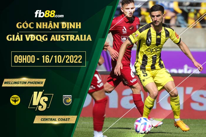 fb88-soi kèo Wellington Phoenix vs Central Coast