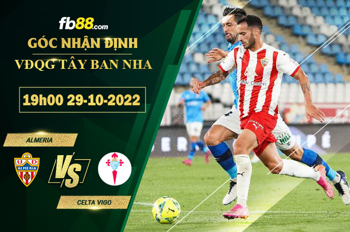 Fb88 soi kèo trận đấu Almeria vs Celta Vigo