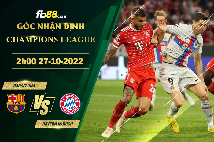 Fb88 soi kèo Barcelona vs Bayern Munich