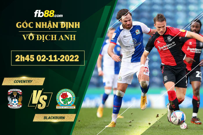 Fb88 soi kèo trận đấu Coventry vs Blackburn