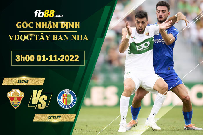 Fb88 soi kèo trận đấu Elche vs Getafe