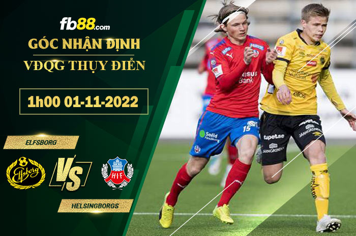 Fb88 soi kèo trận đấu Elfsborg vs Helsingborgs