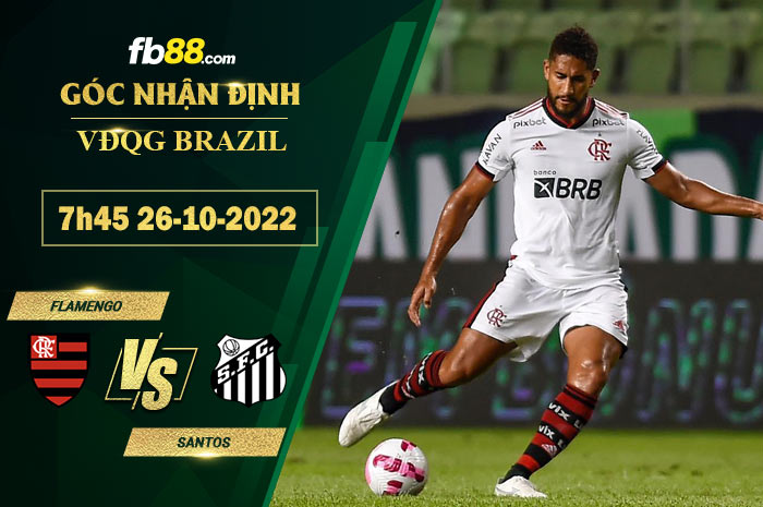 Fb88 soi kèo trận đấu Flamengo vs Santos