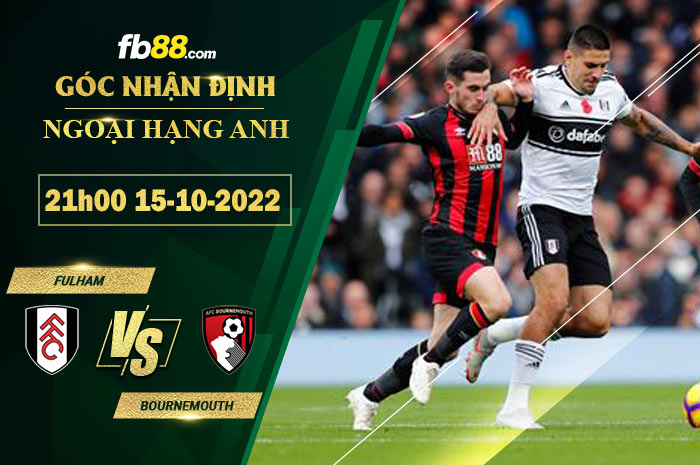 Fb88 soi kèo trận đấu Fulham vs Bournemouth