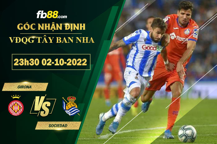 Fb88 bảng kèo trận đấu Girona vs Sociedad