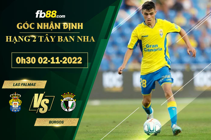 Fb88 soi kèo trận đấu Las Palmas vs Burgos