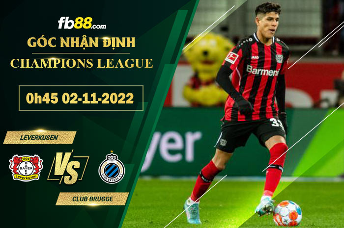 Fb88 soi kèo trận đấu Leverkusen vs Club Brugge